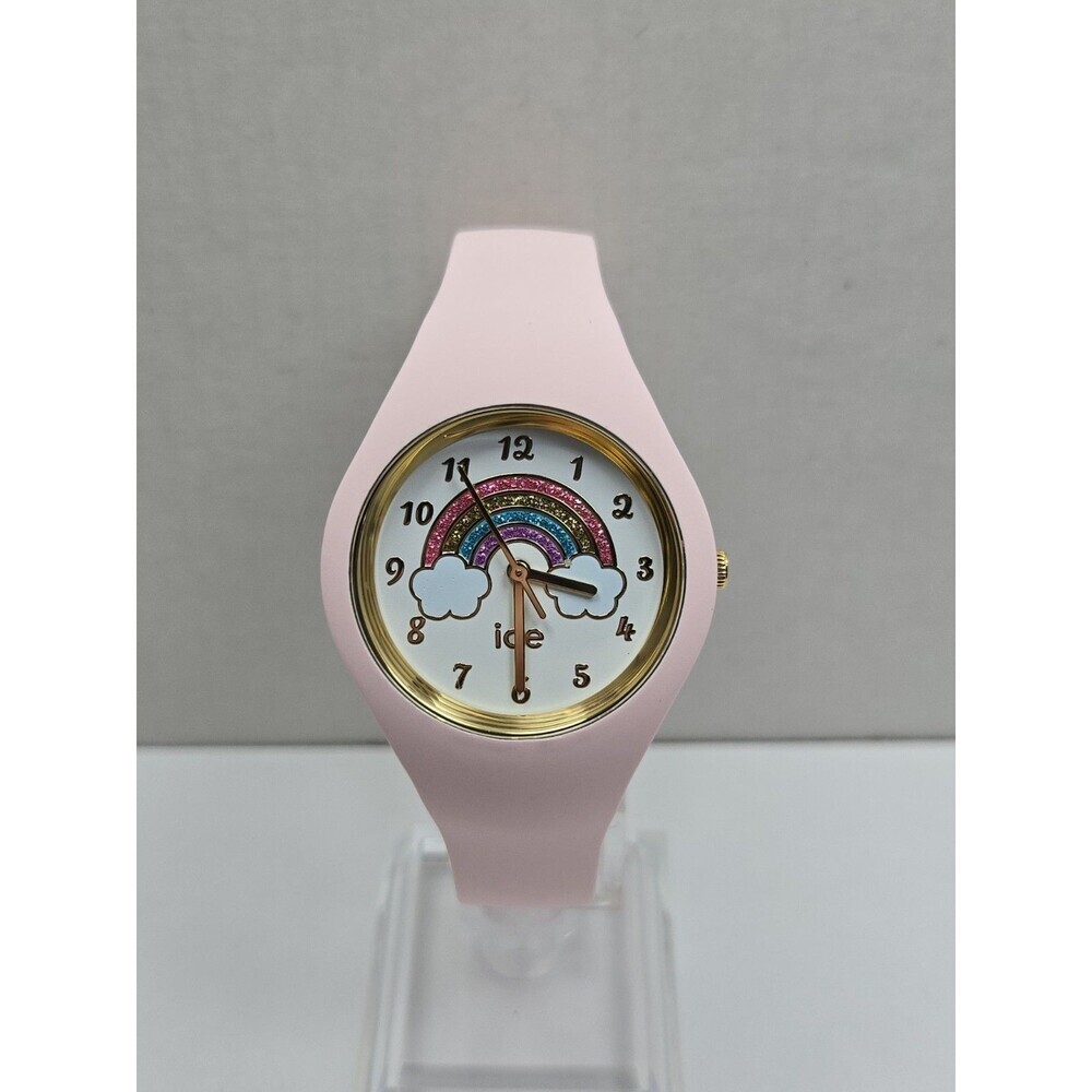 Ice Watch Fantasia Rainbow Pink 017890 34MM Junior Girls Quartz New Battery 100M